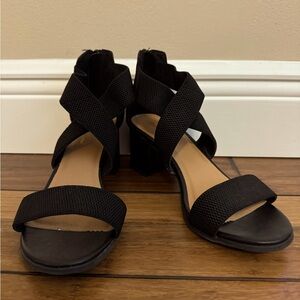 Tommy Bahama Black Sandal Heels